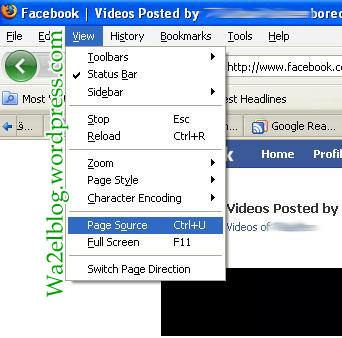 طريقة تحميل مقاطع فيديو من الفيس بوك facebook الى جهازك   2
